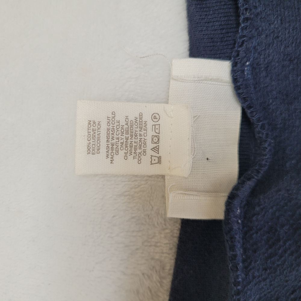 LOFT Navy Tee with Multicolor Embroidery - Picture 5 of 5